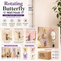 Rotating Butterfly Wall Hook