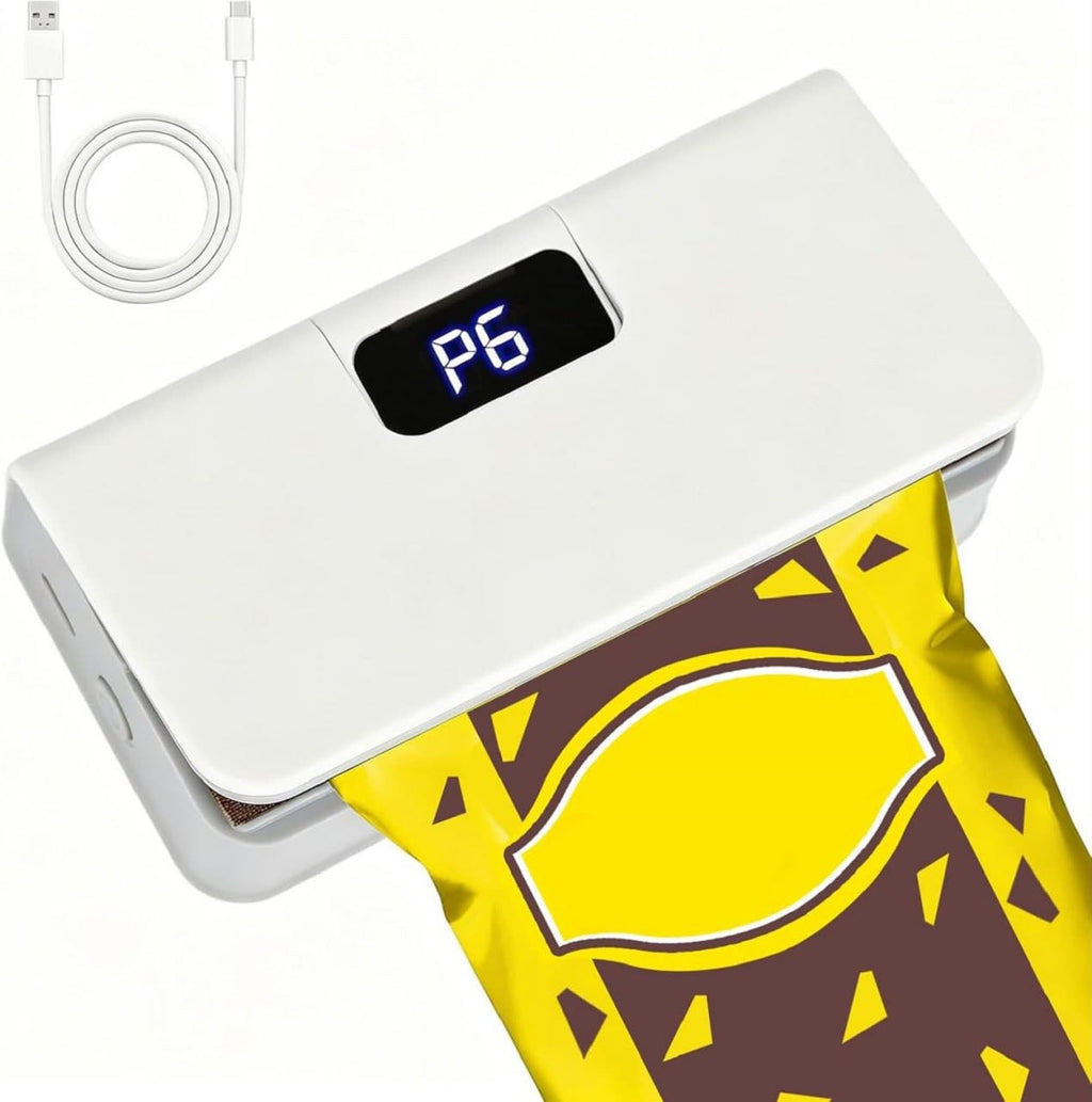 Rechargeable Mini Bag Sealer with Digital Display
