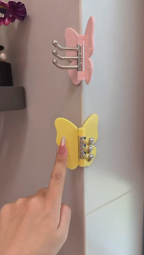Rotating Butterfly Wall Hook