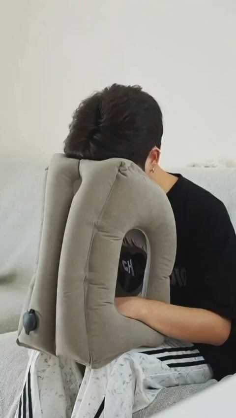 Inflatable Travel Neck & Body Support Pillow