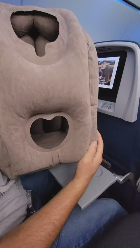 Inflatable Travel Neck & Body Support Pillow