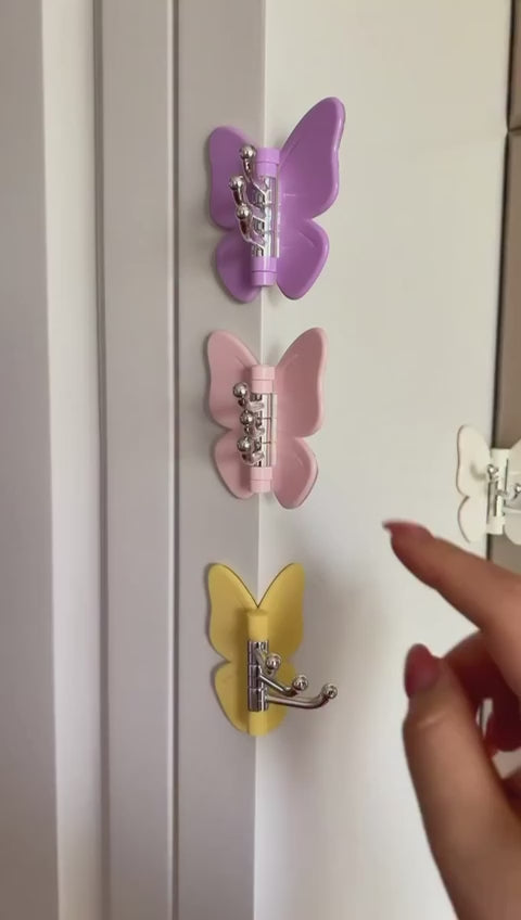 Rotating Butterfly Wall Hook