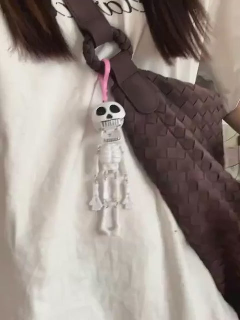 Halloween Articulated Skeleton Keychain